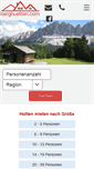 Mobile Screenshot of berghuetten.com
